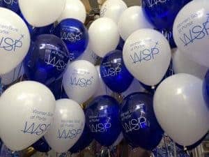 two color balloons